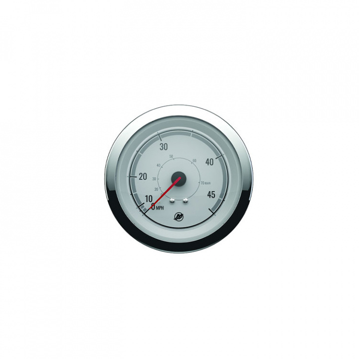 Hastighetsmätare 0-45 Vit/Krom (8M6020075)