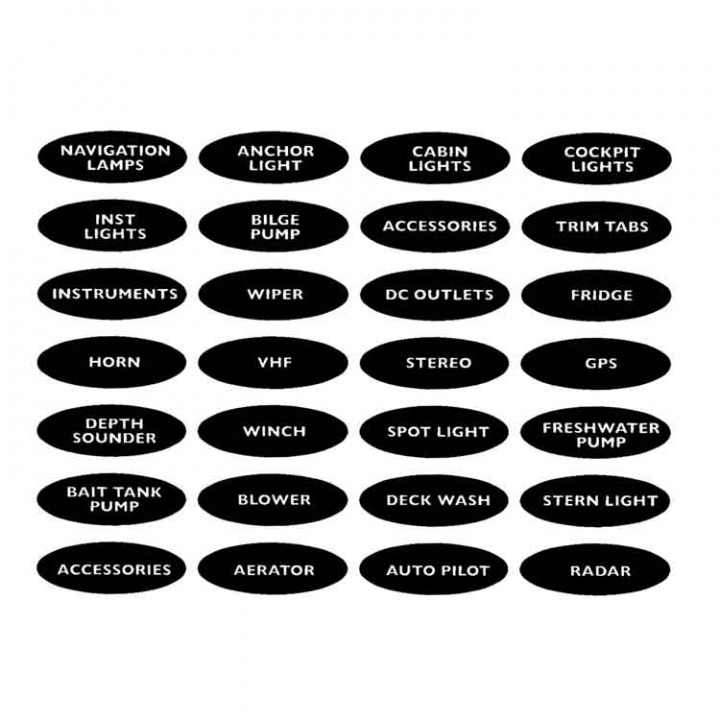 Strömbrytarepanel (5) 12V