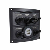 Strömbrytarepanel (5) USB Strömbrytarepanel (5) USB
