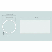 Trumma Glasfiber Ø 185x6x1750mm Trumma Glasfiber Ø 185x6x1750mm