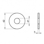 Båtbricka A4 Rostfri Båtbricka A4 Rostfri