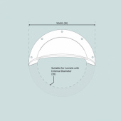 Kåpa Tunnelkit SAC520 386 mm 2-pack Kåpa Tunnelkit SAC520 386 mm 2-pack