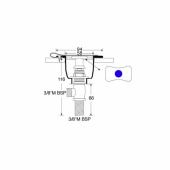 Flushmonterad Kopp Till Enhandsblandare Flushmonterad Kopp Till Enhandsblandare