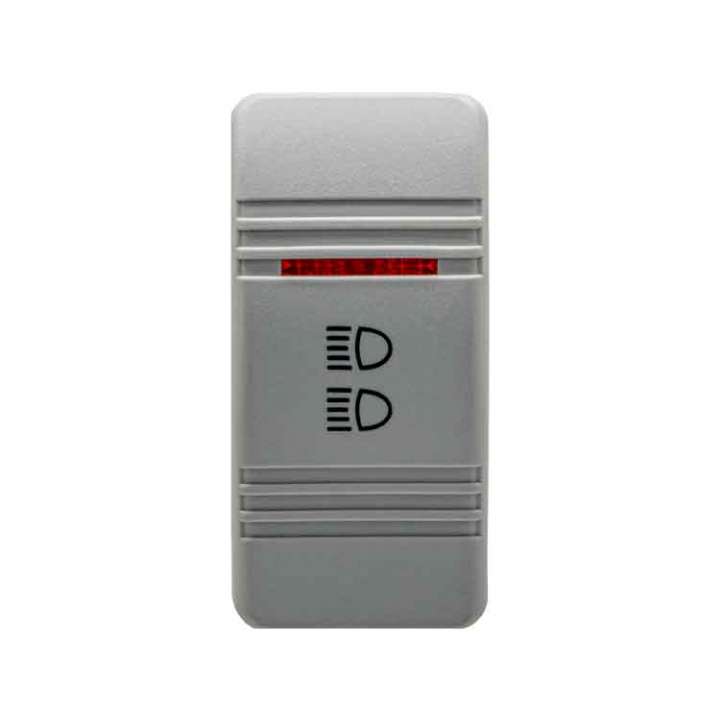 Grå Huv Strålkastare