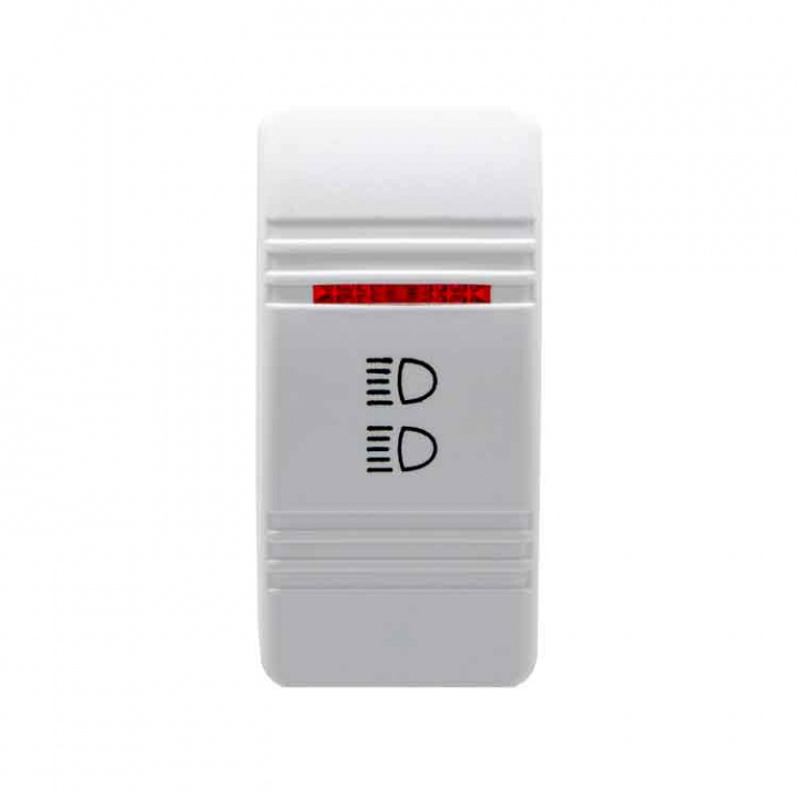 Vit Huv Strålkastare