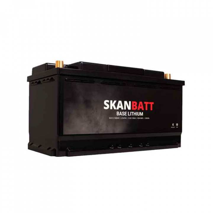 Lithiumbatteri Base 12V 100Ah BMS Bluetooth Heat (husbil)