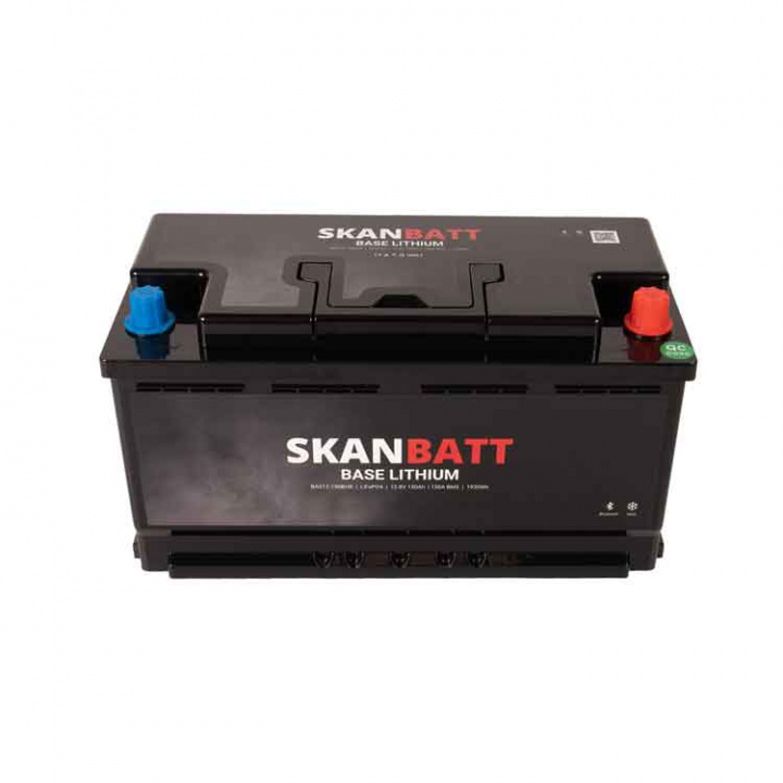 Lithiumbatteri Base 12V 150Ah BMS Bluetooth Heat (husbil)