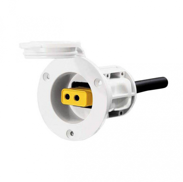 Infällningshus Vit För Eluttag