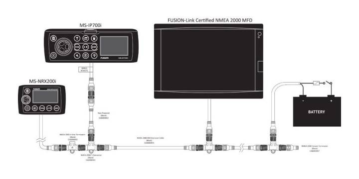 NMEA2000 Droppkabel Nät 700/NRX200