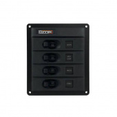 Automatsäkringspanel 4 Brytare Automatsäkringspanel 4 Brytare