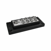 Kopplingsplint 12V 750A S Svart 126x55x20 mm Kopplingsplint 12V 750A S Svart 126x55x20 mm