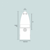 EX70C Exturn Compact Pod 24V Bogpropeller Utanpåliggande EX70C Exturn Compact Pod 24V Bogpropeller Utanpåliggande