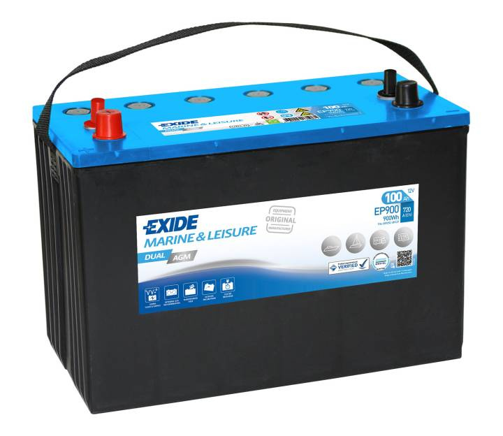 Exide Dual AGM 70-180Ah