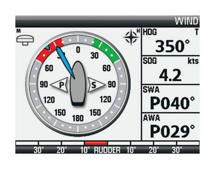 SC110 Autopilot Med Roterande Roderlägesgivare