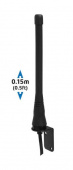 VHF Antenn 15cm Heliflex