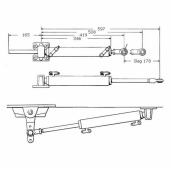 Cylinder BA150-7ATM För Roder (82kg) Cylinder BA150-7ATM För Roder (82kg)