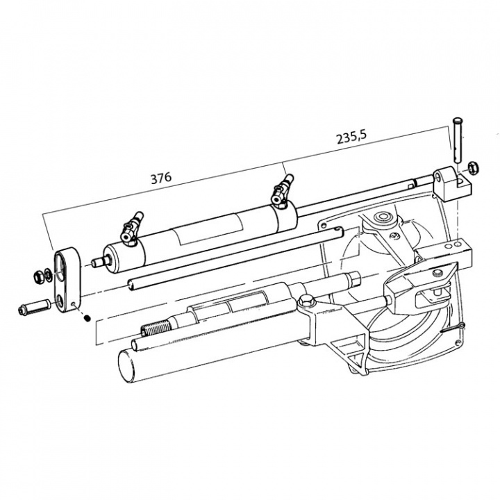 Cylinder 92VPS För Drev (Volvo DPX & SX)