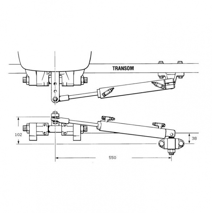 Cylinder O/B Akterspegel -300hk