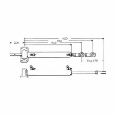 Seastar Hydraulstyrning Kit Roder 110kg Seastar Hydraulstyrning Kit Roder 110kg