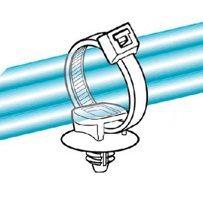 Buntband Med Fäste För Hålmontering