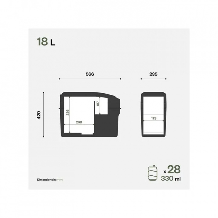 Travel Box Kyl/Frysbox 18L 12/24V