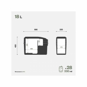 Travel Box Kyl/Frysbox 18L 12/24V Travel Box Kyl/Frysbox 18L 12/24V
