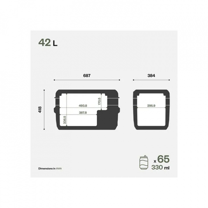 Travel Box Kyl/Frysbox 42L 12/24V