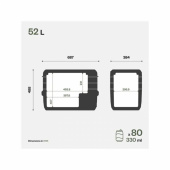 Travel Box Kyl/Frysbox 52L 12/24V Travel Box Kyl/Frysbox 52L 12/24V