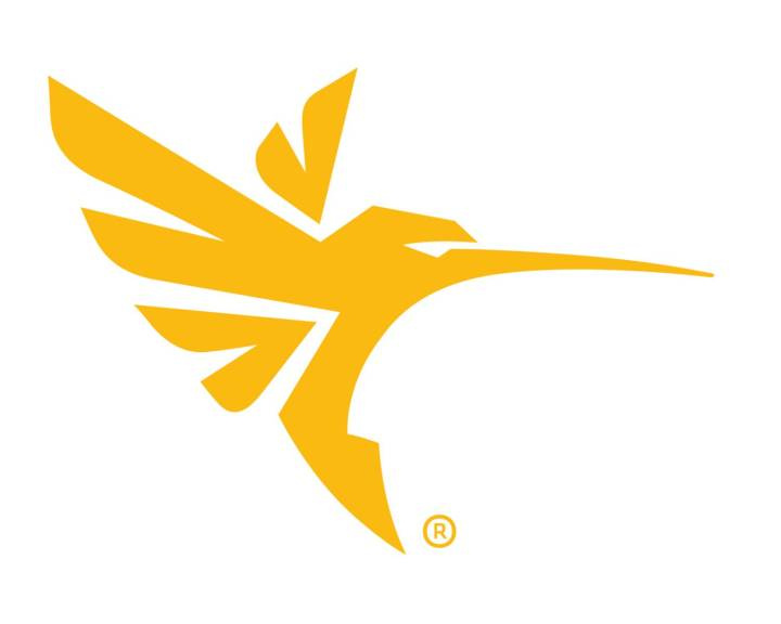 Klistermärke Humminbird 8x6cm