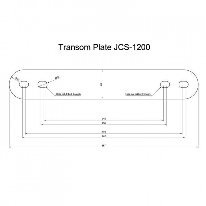Transom Plate