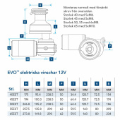 EVO Elvinsch Svart 12V/24V EVO Elvinsch Svart 12V/24V