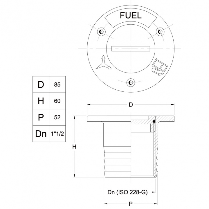 Däcksförskruvning Fuel