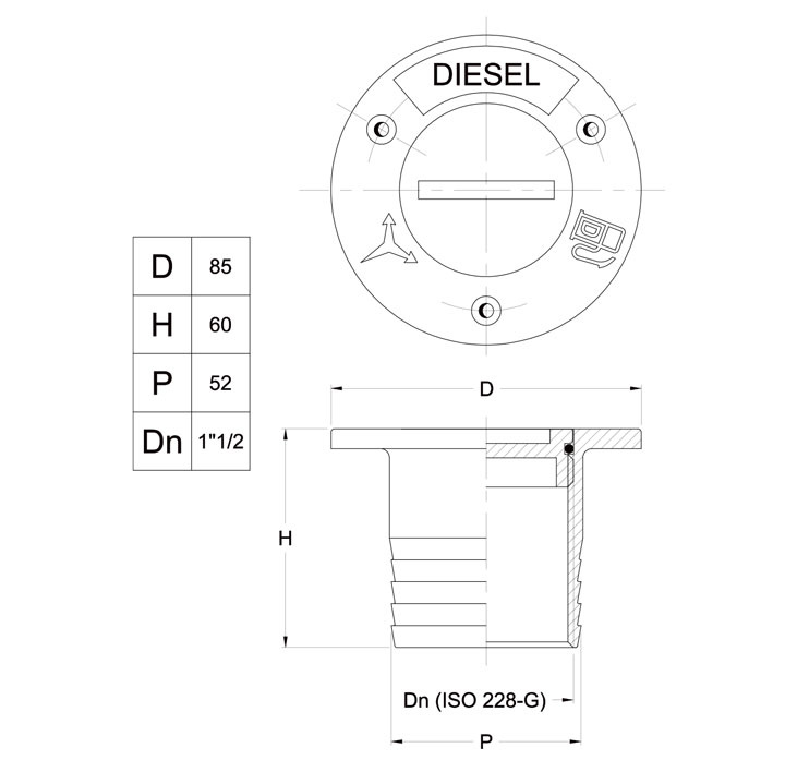 Däcksförskruvning Diesel