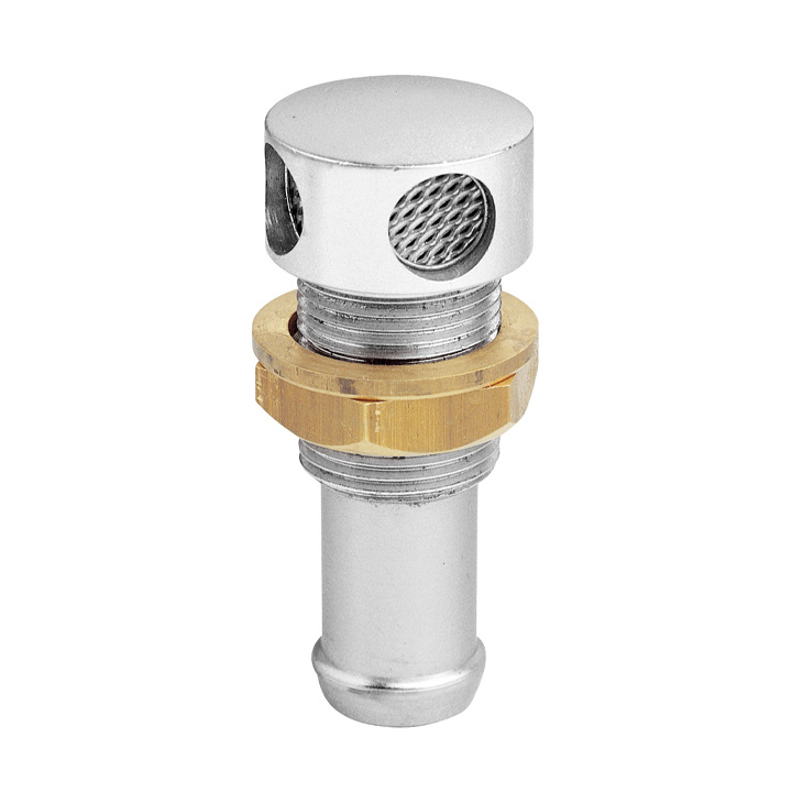 Tankventil För Tank Med Filter Krom Rak 20mm