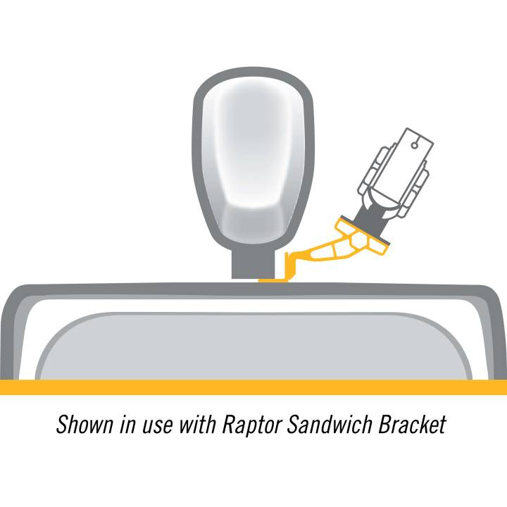 Raptor Jackplate P24 Svart