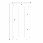 Givarfäste 250mm White Givarfäste 250mm White
