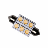 LED Spollampa SMD Dimbar L:39 mm (Ensidig 6 Dioder)