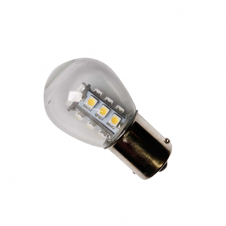 LED BA15S SMD Dimbar L:47 mm (Runtomlysande 15 Dioder)