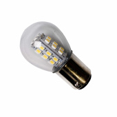 LED BA15D SMD Dimbar L:47 mm (Runtomlysande 28 Dioder)