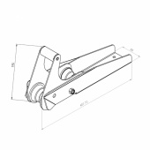 Ankarhållare 6-10kg 400mm Ankarhållare 6-10kg 400mm