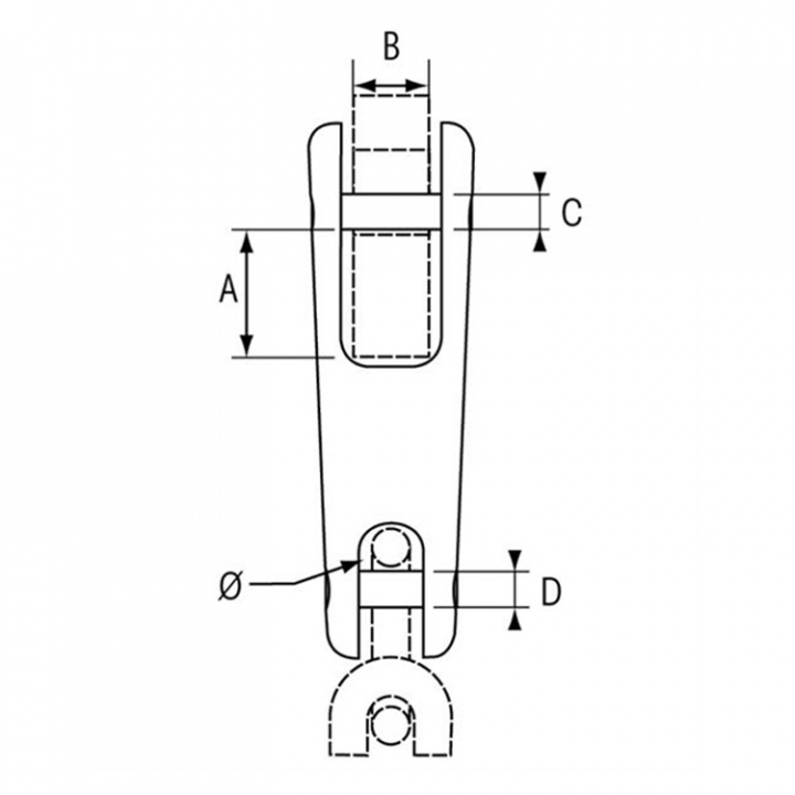 Kättingsvirvel 6-8mm Med Led