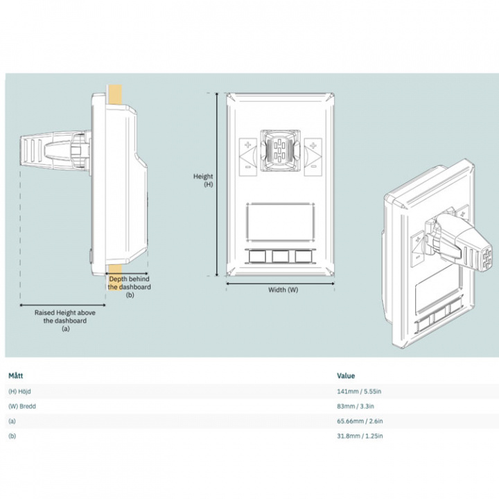 Proportional Kontrollpanel Singel