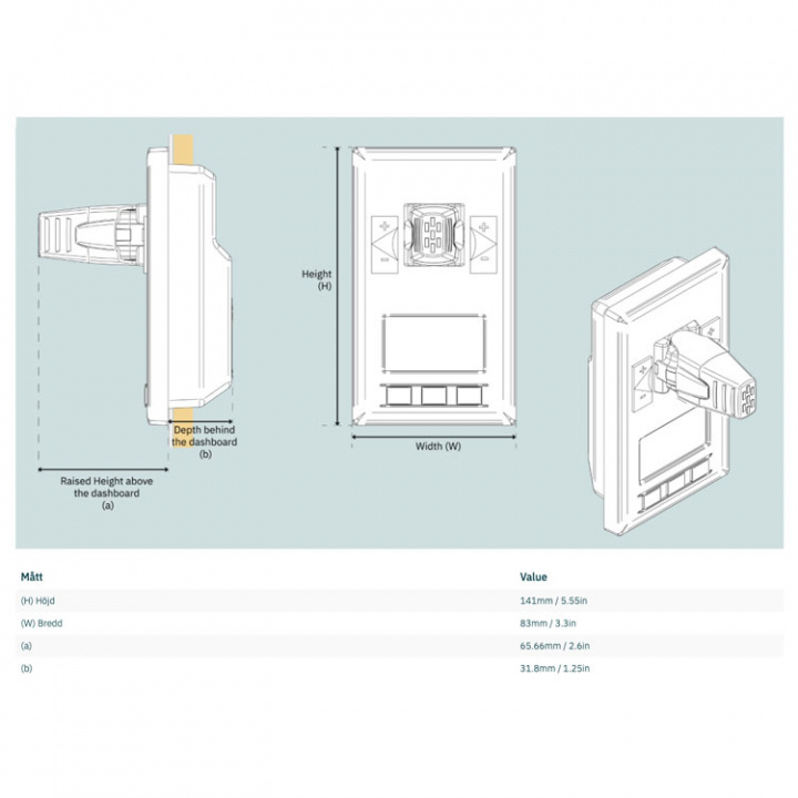 Proportional Kontrollpanel Hydraulisk Singel