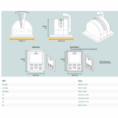 Kontrollpanel S-Link, Singel, LCD Touch, DNV (PJC421-LF90-DNV) Kontrollpanel S-Link, Singel, LCD Touch, DNV (PJC421-LF90-DNV)