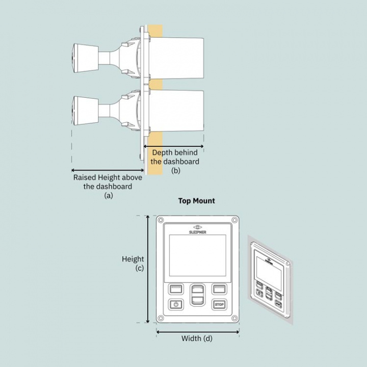 Kontrollpanel Dual Joystick S-Link LCD Touch DNV