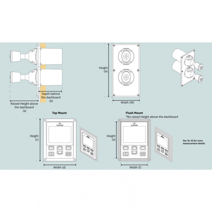 Kontrollpanel Dual Joystick S-Link LCD Touch