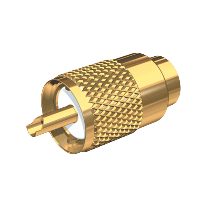 Guldpläterad Lödkontakt Till RG213