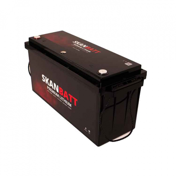 Lithiumbatteri Premium 12V 200Ah BMS Bluetooth Heat