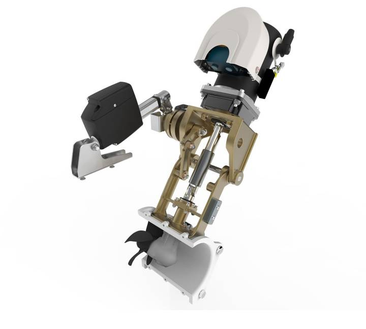 Bogpropeller Retractable 2-2,2kW 140mm