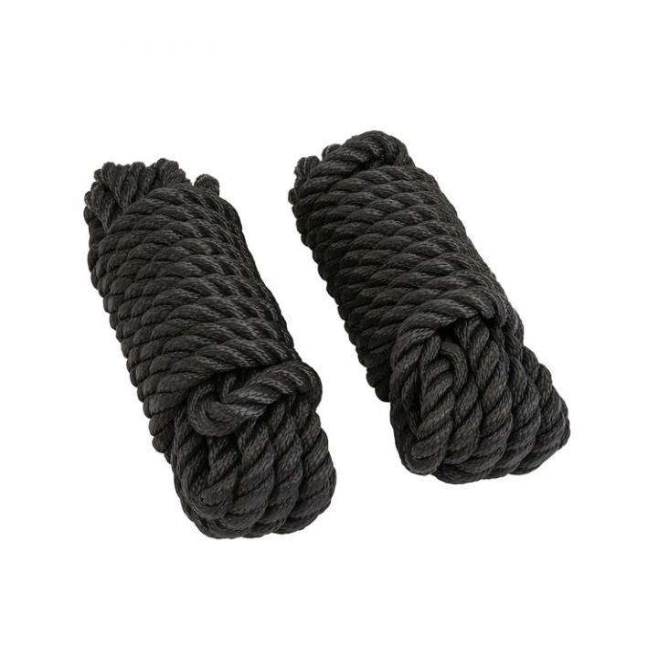 Förtöjningslina PP Svart 6 m 2-pack